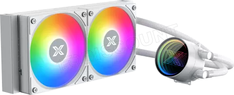 Photo de Kit Watercooling AIO Xigmatek Fenix II RGB - 240mm (Blanc)