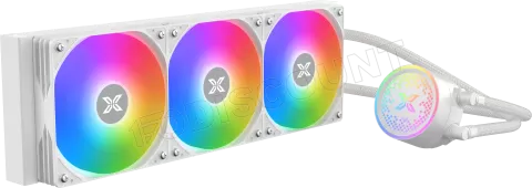 Photo de Kit Watercooling AIO Xigmatek Fenix RGB - 360mm (Blanc)