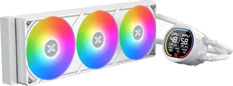 Photo de Kit Watercooling AIO Xigmatek Liquid Killer Pro Digital RGB - 360mm (Blanc)