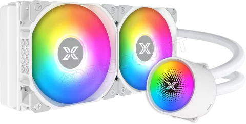 Photo de Kit Watercooling AIO Xigmatek Liquid Killer X RGB - 240mm (Blanc)