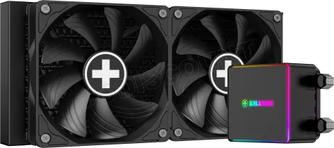 Photo de Kit Watercooling AIO Xilence LiQuRizer LQPro RGB - 240mm (Noir)
