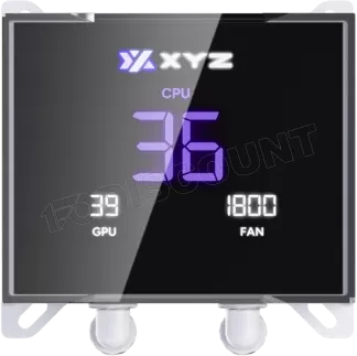 Photo de Kit Watercooling AIO XYZ Hydrotemp RGB - 240mm (Blanc)