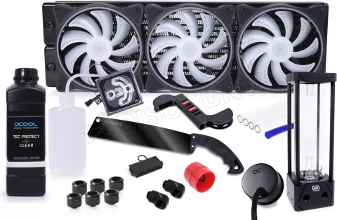 Photo de Kit Watercooling complet Alphacool Core Hurrican XT45 - 420mm (Noir)
