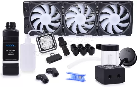 Photo de Kit Watercooling complet Alphacool Core Storm ST30 - 360mm (Noir)