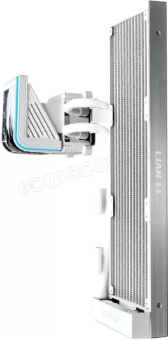 Photo de Kit Watercooling Pompe + Radiateur Lian Li HydroShift II OLED - 360mm (Blanc) (Sans ventilateur)