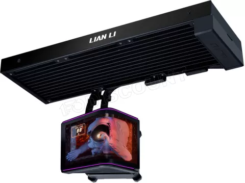 Photo de Kit Watercooling Pompe + Radiateur Lian Li HydroShift II OLED - 360mm (Noir) (Sans ventilateur)