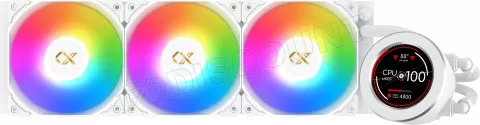 Photo de Kit Watercooling Xigmatek Frozr-O II RGB - 360mm (Blanc)