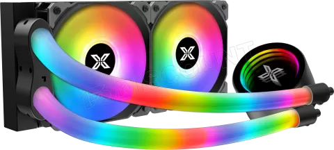 Photo de Kit Watercooling Xigmatek Neon Aqua RGB - 240mm (Noir)