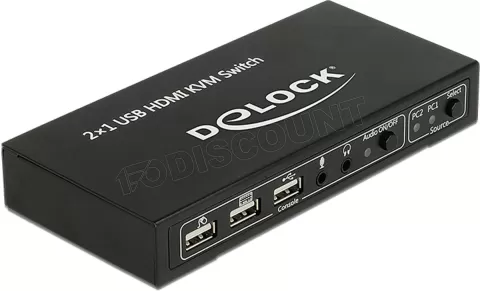 Photo de KVM Delock USB/HDMI/Audio 2 ports