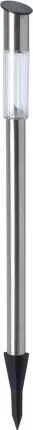 Photo de Lampe de jardin avec panneau solaire (Argent )