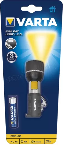 Photo de Lampe de poche LED Varta Mini Day Light LED (Noir)