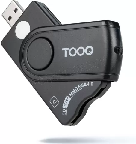 Photo de Lecteur de Cartes à puce TooQ TQR-3012B USB 2.0 (Noir)