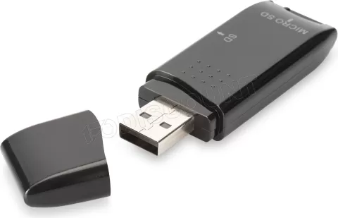 Photo de Lecteur de Cartes externe USB 2.0 Digitus (Noir)