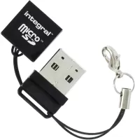 Photo de Lecteur de Cartes externe USB 2.0 Integral (Noir) (Bulk)