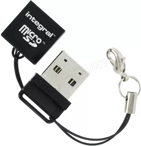 Photo de Lecteur de Cartes externe USB 2.0 Integral (Noir)