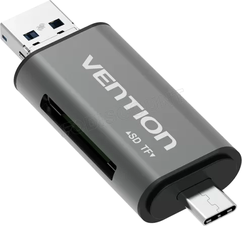 Photo de Lecteur de cartes externe USB 3.0 Vention (Gris)