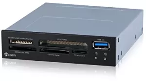 Photo de Lecteur de Cartes Heden 3.5" tout en 1 Interne + port USB 3.0