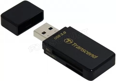 Photo de Lecteur de Cartes Transcend Externe USB 3.0 (SD/Micro SD uniquement)