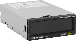 Photo de Lecteur de disque RDX USB 3.0 Tandberg QuikStor (Noir) avec 2To inclus
