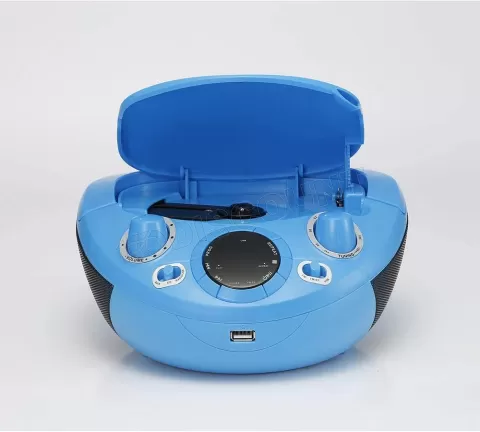 Lecteur Radio CD/USB WeKids pour enfant personnalisable (Bleu) à