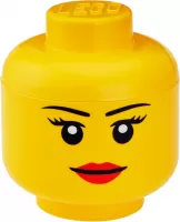 Photo de Lego 5006147 - Grande boîte de rangement : Tête de fille