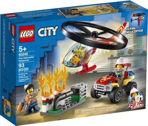 Photo de Lego City 60248 - L'intervention de l'hélicoptère des pompiers