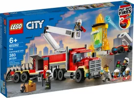 Photo de Lego City 60282 - L'unité de commandement des pompiers