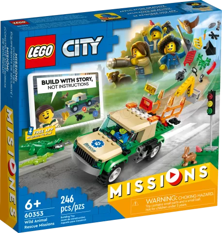 Photo de Lego City 60353 - Missions de sauvetage des animaux sauvages