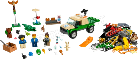 Photo de Lego City 60353 - Missions de sauvetage des animaux sauvages