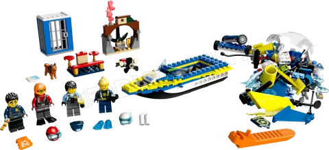 Photo de Lego City 60355 - Missions des détectives de la police sur leau