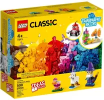 Photo de Lego Classic 11013 - Briques transparentes créatives