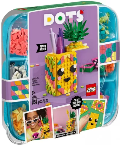 Photo de Lego DOTS 41906 - Le pot à crayons Ananas
