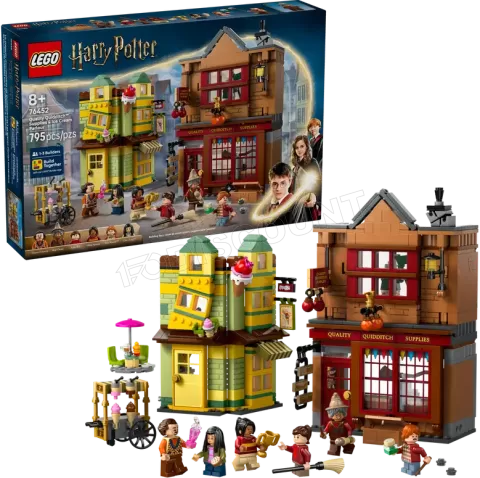 Photo de Lego Harry Potter 76452- Magasin d'accessoires de Quidditch et marchand de glaces