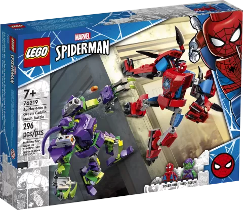 Photo de Lego Marvel 76219 - Spider-Man et le Bouffon Vert, le combat des robots