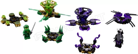 Photo de Lego Ninjago 70664 - Toupies Spinjitzu Lloyd Vs. Garmadon