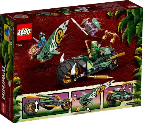 Photo de Lego Ninjago 71745 - La moto de la jungle de Lloyd