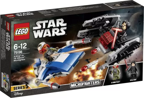 Photo de Lego Star Wars 75196 - Microfighter A-Wing vs. Silencer TIE