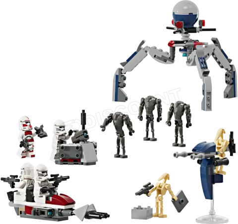 Photo de Lego Star Wars 75376 - Pack de combat des Clone Troopers et Droïdes de combat