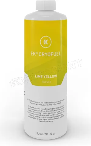 Photo de Liquide pour Watercooling Ekwb EK-CryoFuel Premix 1L (Jaune)