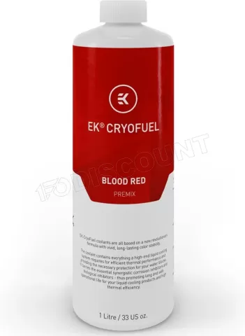 Photo de Liquide pour Watercooling Ekwb EK-CryoFuel Premix 1L (Rouge)