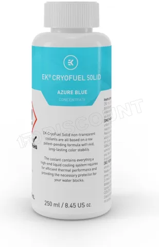 Photo de Liquide pour Watercooling Ekwb EK-CryoFuel Solid Concentrate 25cL (Bleu)