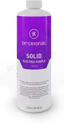 Photo de Liquide pour Watercooling Ekwb EK-CryoFuel Solid Premix 1L (Violet)