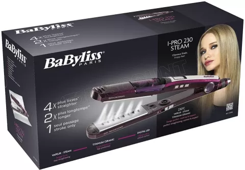 Photo de Lisseur a cheveux Babyliss I-Pro 230 Steam ST395E