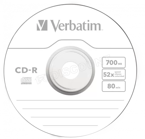 Photo de Lot de 10 CD-R Verbatim Extra Protection - 700Mo