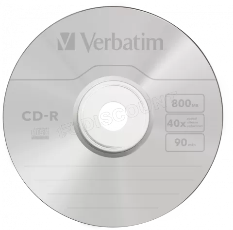 Photo de Lot de 10 CD-R Verbatim High Capacity - 800Mo