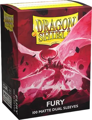Photo de Lot de 100 Sleeves Dragon Shield Dual Matte (Fury)