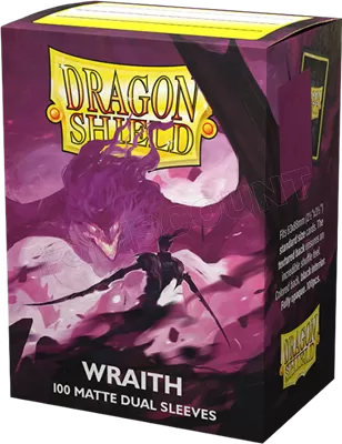 Photo de Lot de 100 Sleeves Dragon Shield Dual Matte (Wraith)