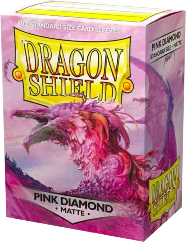 Photo de Lot de 100 Sleeves Dragon Shield Matte (Pink Diamond)