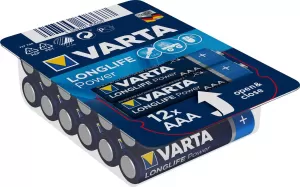 Photo de Piles Varta Longlife Power type AAA (LR03) 1,5V