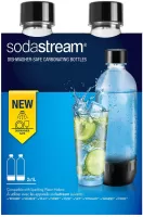 Photo de Lot de 2 bouteilles SodaStream 1L compatible lave-vaisselle (Transparent)